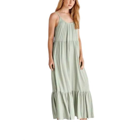 Z Supply Dresses New Z Supply Lido Slub Dress In Seaglass Poshmark